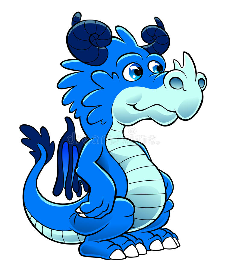 Blue Dragon Cartoon